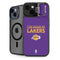 NBA Los Angeles Lakers Standard - Purple iPhone 15 Kickstand Case